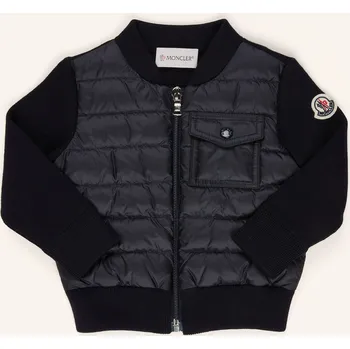 Dámský svetr Moncler Enfant Péřová Bunda pro miminko, tmavě modrá, 92