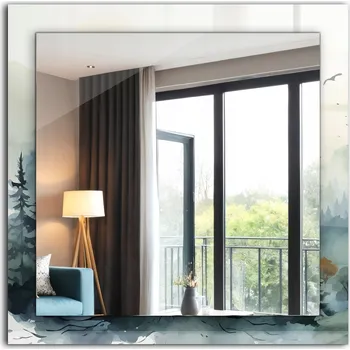 Zrcadlo Zrcadlo Coloray nástěnné čtverec 600 x 600 mm