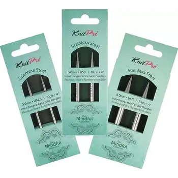 Jehlice KnitPro Mindful výměnné jehlice 10Cm (KnitPro Mindful výměnné jehlice 10Cm)