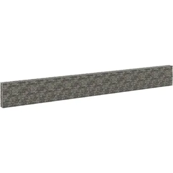 Plot OMAXI Gabionová zeď s víky pozinkovaná ocel 900 x 30 x 100 cm 110157