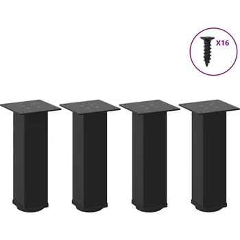 Stolová podnož OMAXI Nohy ke konferenčnímu stolku 4 ks černé 30-32 cm ocelové 956256