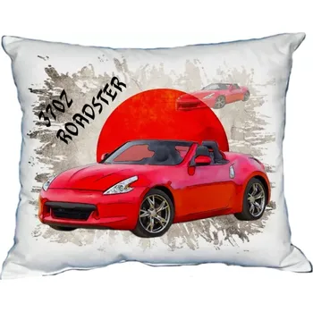 Povlak na dekorativní polštářek Polštářek s osobním autem Nissan 370Z Roadster (Polštářek s osobním autem )