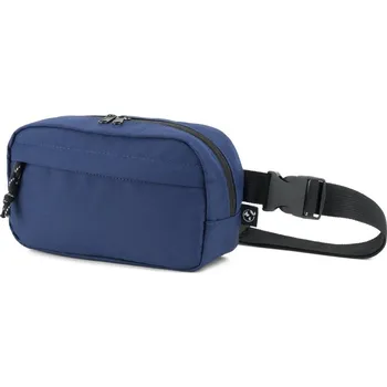 Ledvinka MYKONOS. Pasový vak z recyklovaného polyesteru 600D a podšívka z recyklovaného polyesteru 210D - Modrá