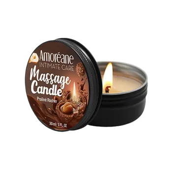Intimní hygienický prostředek Amoréane Massage Candle Praliné Rocher 30 ml