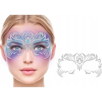 Karnevalový doplněk Samolepky na obličej FANTASY Karneval Maškarní ples