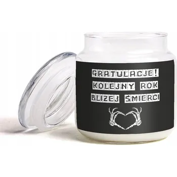 Svíčka Parafínová vonná svíčka Bavlna Prezentonauci 1 ks