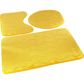 Koupelnová předložka Koupelnové předložky Sumba Medové Protiskluzové Chodníčky Sada 3 ks