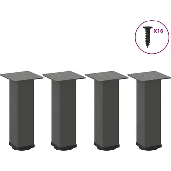 Stolová podnož OMAXI Nohy ke konferenčnímu stolku 4 ks antracitové 30-32 cm ocelové 956270