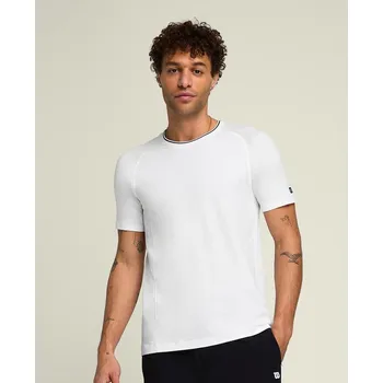 Pánské tričko Wilson M Team Seamless Crew Bright White M