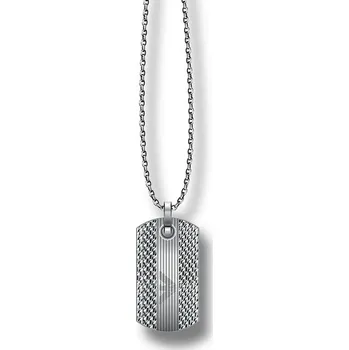 Náhrdelník Emporio Armani Pánský náhrdelník z oceli Eagle Logo EGS3149040 + 2 měsíce na vrácení zboží