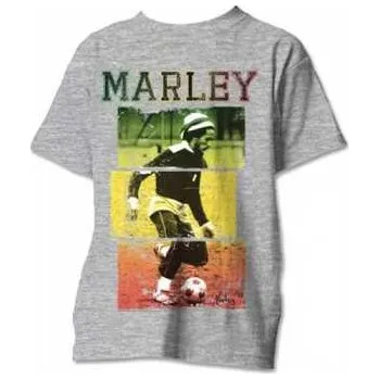 Pánské tričko Merch Bob Marley & The Wailers: Tričko Football Text XXL