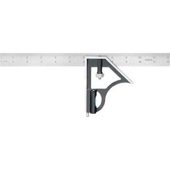 Úhloměr CONMETALL Úhelník kombi příložník 300 mm