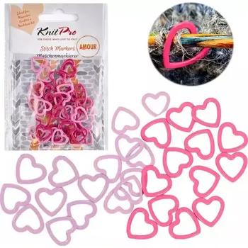 Jehlice KnitPro Amour magnetické značkovače 40 kusů (KnitPro Amour magnetické značkovače 40 kusů)