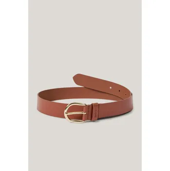 Opasek OPASEK GANT LEATHER BELT SUGAR ALMOND