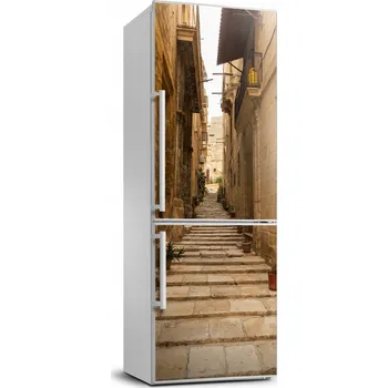Tapeta Samolepicí tapeta na ledničku – Uličky na Maltě, 70x190 cm