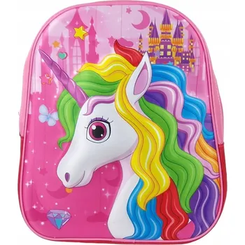 Školní batoh Školní batoh předškolní dětský dívčí jednorožec vícebarevný