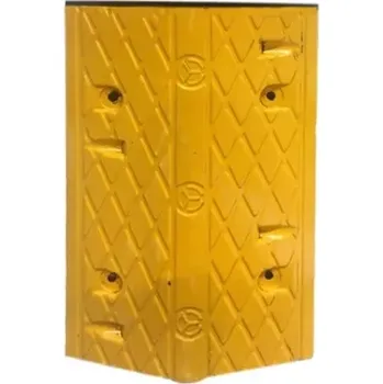 Dopravní značení Žlutý plastový průběžný zpomalovací práh SB90 - délka 33 cm, šířka 50 cm, výška 4 cm