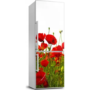 Fototapeta Samolepicí samolepící s dýhou Pole máků