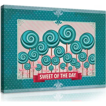 Obraz OBRAZ NA PLÁTNĚ 100x75 LÍZÁTKA LÍZÁTKA