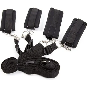 VšeNaSex.cz Sada na svazování Bed Restrain Kit černá