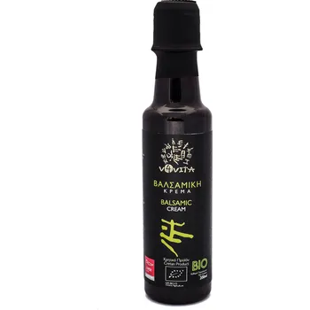 Omáčka v4vita | Bio Balzamikový krém/ glazé vyrobeno z hroznového moštu, bez přidaného cukru a siřičitanů - 200 ml