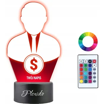 Lampička Plexido vícebarevná Noční lampa