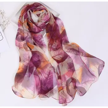 Šála B-TOP Dámský elegantní šátek s Listy