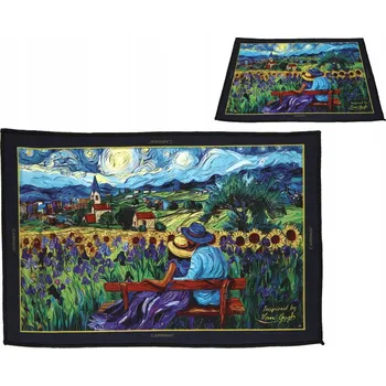 Obraz Carmani, kobereček k posteli 60x40 cm - inspirováno VAN GOGH