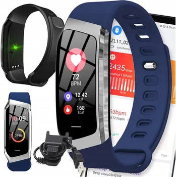 Hodinky Chytré Hodinky DIAWAY SMARTBAND E18 ŘEMÍNEK STEPS BAND STRAP modrý
