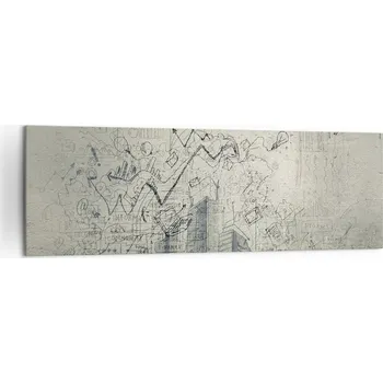 Obraz Velký obraz do obýváku 160x50 graffiti moderní fotoobraz na plátně obrazy