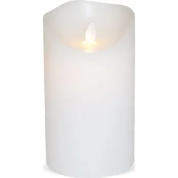 Svíčka LED svíčka s pohybujícím se plamenem, vložka na baterie 8,5x7,5 cm