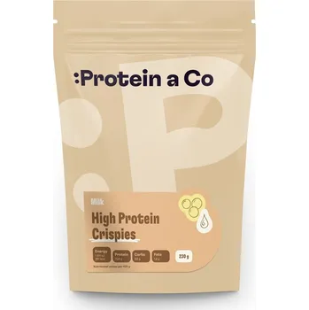 Fitness strava Protein a Co HIGH PROTEIN CRISPIES - proteinové kuličky Váha: 230 g