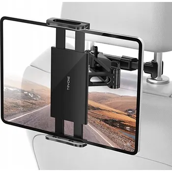 TELESKOPICKÝ DRŽÁK DO AUTA NA TABLET TELEFON NA OPĚRKU HLAVY SEDADLA 360°