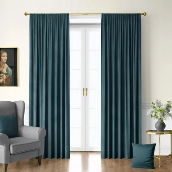 Obraz Závěs polozatemňovací s řasící páskou, na žabky, 140 cm x 260 cm