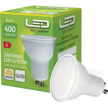 Žárovka LED žárovka GU10 5W = 30W 350LM Teplá Bílá LED!