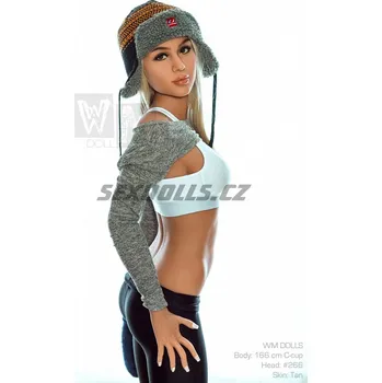 Silikonová panna WMDolls Realistická panna WM-DOLL - TPE SexDoll 166cm C-CUP head 266 B, fixní vagína, gelová prsa, stojící