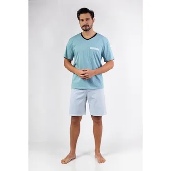 Pánské pyžamo 482 PÁNSKÉ PYŽAMO W/25 zelená M