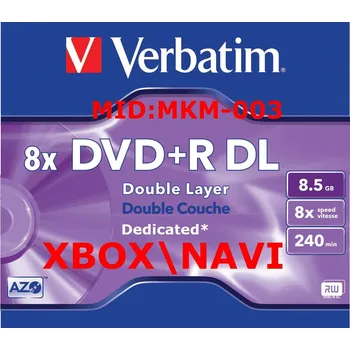 Optické médium DVD médium Verbatim DVD+R DL 8,5 GB 10 ks