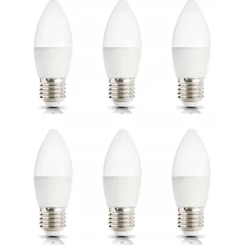 Žárovka 6x LED žárovka E27 6W = 45W - 500lm Teplá bílá