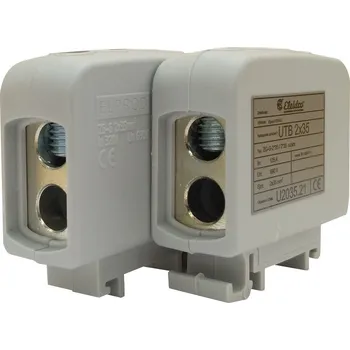 Svorka UTB 2×35 univerzální šedá