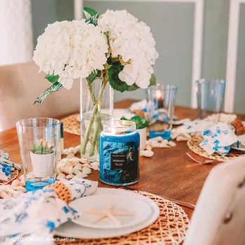 Svíčka Tradiční parafínová svíčka Mermaid Tales Village Candle 1 ks