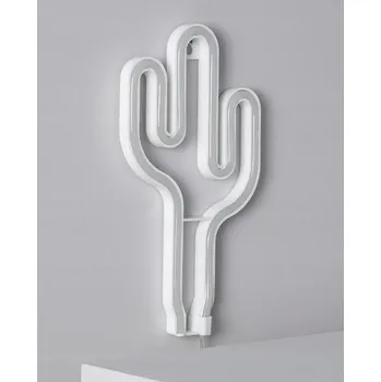 Lampička Dekorativní Neonová Led lampa Kaktus na baterie