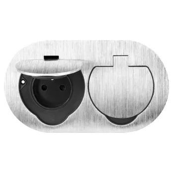 Elektrická zásuvka Hermetická zásuvka ORNO OR-GM-9046/G, dvojitá, ovlál, 2x230V, IP55