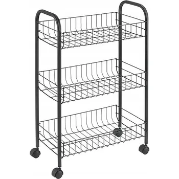 Koupelnový nábytek Kuchyňská skříňka černá 23 x 41 x 63 cm