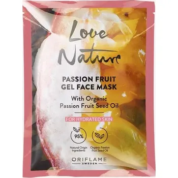 Pleťový krém Gelová pleťová maska s bio olejem z marakuji Love Nature