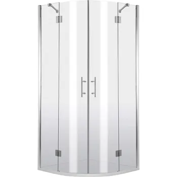 DEANTE - Abelia chrom Sprchový kout, čtvrtkruh, 80x80 cm - čtyřstranný KTA_052P