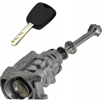 Dveře karosérie VLOŽKA ZÁMKU + KLÍČ PŘEDNÍCH LEVÝCH DVEŘÍ CITROEN C4 2004 -> 2010