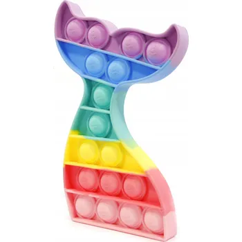 POP IT Antistresová Hračka Midex Push Bubble Pop It s motivem mořské panny