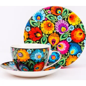 Folkstar Hrnek v krabičce 300ml černý