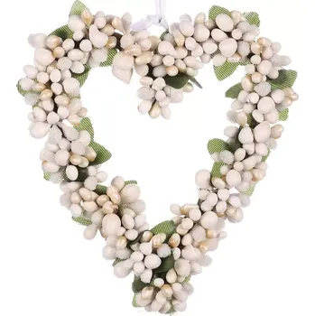 Srdíčko z umělých bobulí PRZ3710 M - SLEVA 3% s kodem radost25